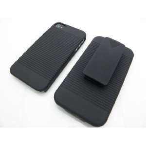  Hard Plastic Back Cover + Belt Clip Holster Case for Apple iPhone 