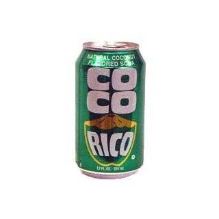 Twelve Pack of Coco Rico Natural Coconut Flavored Soda 355ml Cans