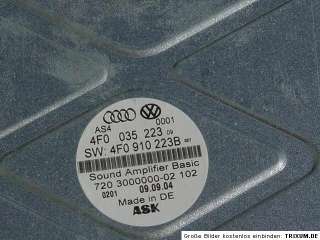 Audi A6 4F Verstärker Most 4F0035223 4F0910223B  