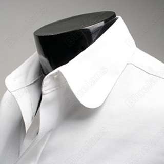 New Mens Luxury Stylish Casual Dress Slim Fit Short Sleeve Shirts XL 