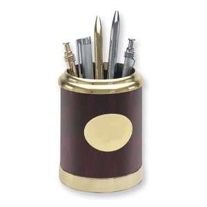  Gold Trimmed Pencil Cup Jewelry