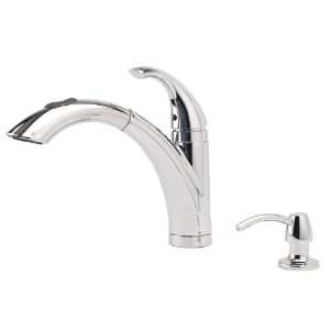  Fontaine FF ARL4H PullOut Kitchen Faucet+Soap Dispenser 