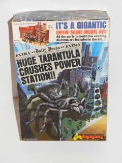 1975 Huge Tarantula Model Kit  Complete & Original  
