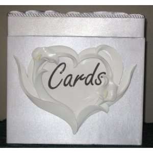  White Calla Lily Card Box 