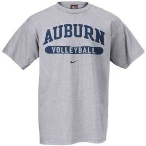 Nike Auburn Tigers Ash Volleyball T shirt  Sports 