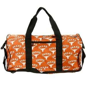   Longhorns Focal Orange All Over Logo Duffel Bag