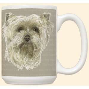  David Kiphuth Dog Breed 15 ounce Coffee Mug Cup ~ Yorkie Yorkshire 