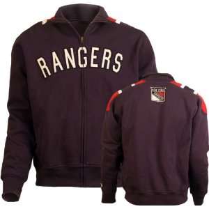  New York Rangers Carbon Full Zip Track Jacket Sports 
