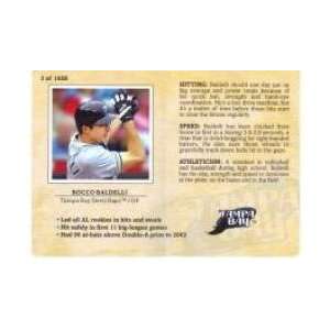 2004 Fleer Platinum MLB Scouting Report #3 Rocco Baldelli   Tampa Bay 