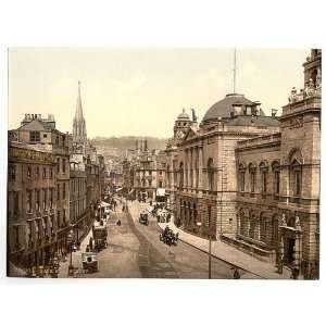  Photochrom Reprint of High Street, Bath, England