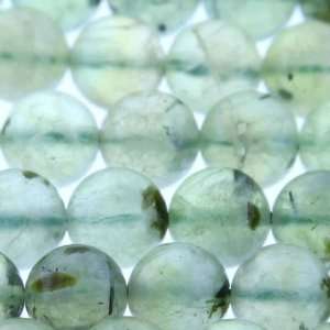 Prehnite  Ball Plain   10mm Diameter, Sold by 16 Inch Strand with 