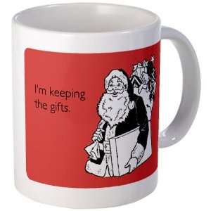 Keeping the Gifts Christmas Mug by   Kitchen 