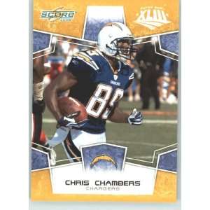 Super Bowl XLIII Gold Border # 263 Chris Chambers   San Diego Chargers 