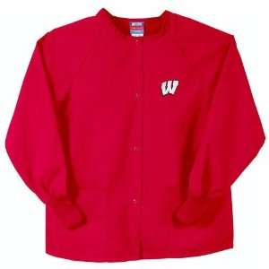    Wisconsin Badgers NCAA Nursing Jacket (Red)