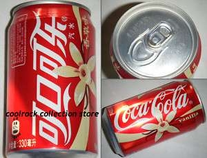 2011 China coca cola vanilla LIVE POSITIVE can 330ml  