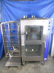 CLEVELAND COMBICRAFT OVEN / STEAMER COMBI OVEN GAS CCG 120 X KS W/ 2 