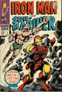   Man and Sub Mariner #1 OW W Marvel Silver Age Comic Avengers Stunning