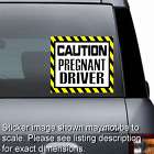 caution driver sticker  
