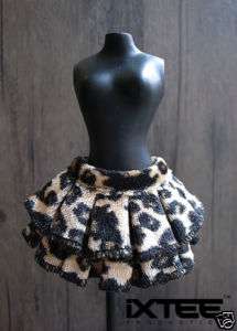 IxTEE [BM#10] Blythe Leopard Print 2 Layer Velvet Skirt  