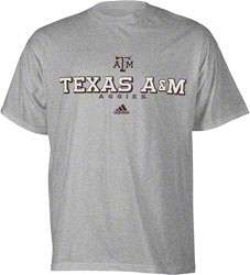 Texas A&M Aggies Grey adidas Impervious T Shirt 