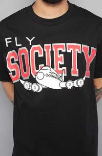 Fly Society The 1995 Tee in Black  Karmaloop   Global Concrete 