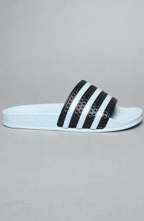 adidas The Adilette Sandals in Light Steel  Karmaloop   Global 