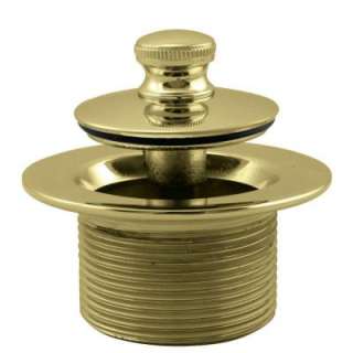   Close Bath Drain Plug in Polished Brass D331 F 01 