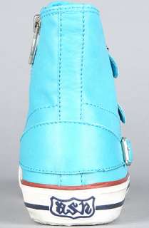 Ash Shoes The Virgin Bis Sneaker in Aqua Nappa  Karmaloop 