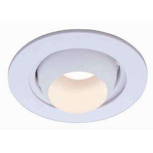Commercial Electric 4 In. White Eyeball Trim (T18) HBR205WH at The 