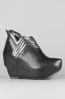 Miista The Gabi Shoe in Black and Silver  Karmaloop   Global 