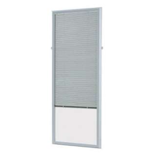 ODL, Inc. 27 in. x 66 in. Add On Enclosed Aluminum Blinds in White for 