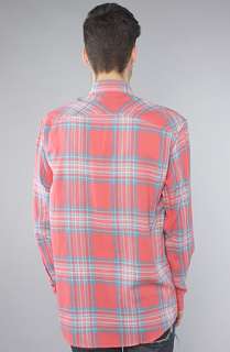 CHAMBERS The LS Buttondown Shirt in Salmon Plaid  Karmaloop 