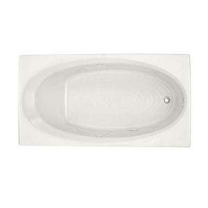 American Standard EverClean 5.5 ft. Oval Whirlpool Tub with Reversible 
