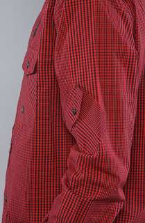 RockSmith The Rock Nautics Buttondown Shirt in Black Red  Karmaloop 