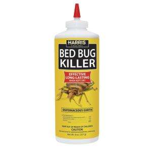 Harris 8 oz. Diatomaceous Earth Bedbug Killer HDE 8 