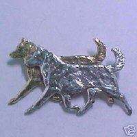 Siberian Husky Sled Dog Jewelry Pins Pendant DOUBLE DOG  