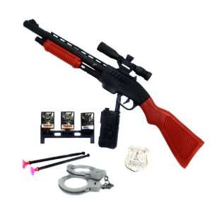 Vanguard Spielzeug Gewehr Set 12 teilig   2 Gewehre Western Sheriff 