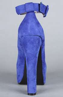 Sole Boutique The Eye Doll Shoe in Cobalt Blue  Karmaloop 