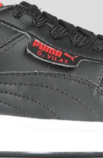 Puma The G Vilas L2 Sneaker in Black and Ribbon Red  Karmaloop 