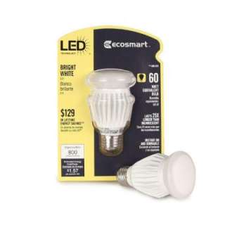   White (3000K) A19 LED Light Bulb ECS A19 V2 WW 120 