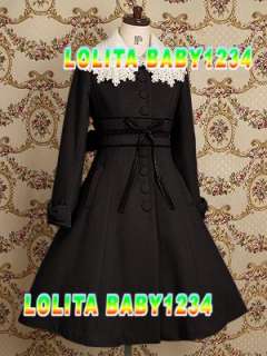 Vintage Tasteful Wool~Gothic Lolita Custom~New Emo Coat  