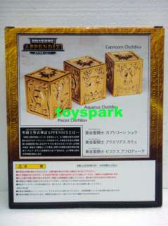 SAINT SEIYA Myth Cloth TAMASHII APPENDIX GOLD BOX Vol 4  