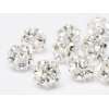 Perlen von Swarovski Fancy Ball 8.0mm (Crystal / Sterling Silber 
