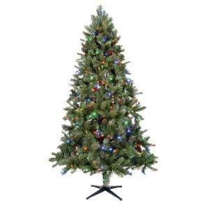    Lit Wesley Pine Tree Multi Color WES T1400540LEM 