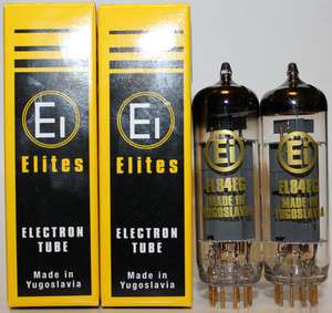 NOS Ei Elite EL84EG EL84/6BQ5 Gold Pin tubes, Brand New In Boxes 