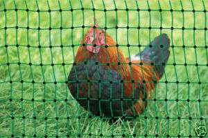 grüner Geflügel Zaun+14 Pfähle Hühner Netz 50 m/ 112 cm  