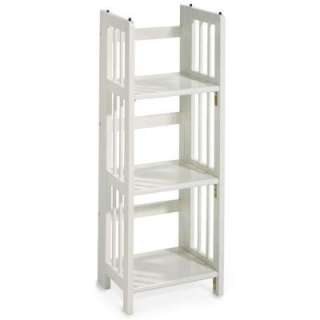 Home Decorators Collection 3 Shelf 38 In. H X 14 In. W White Folding 