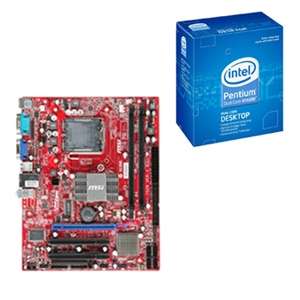 MSI G31TM P21 Motherboard and Intel Pentium Dual Core E5300 Processor 