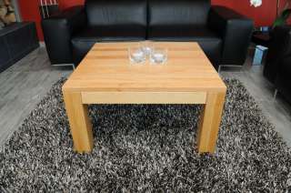 Couchtisch/Tisch Holz Erle Zarge bündig 60x60 auf Maß  