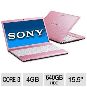 Sony VAIO VPCEH24FX/P Notebook PC   Intel Core i3 2330M 2.20GHz, 4GB 